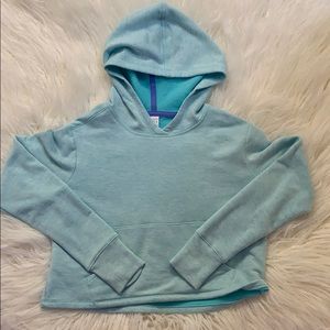 Light blue athleta girl hoodie